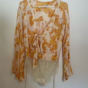 Intimately Free People Bodysuit Wrap